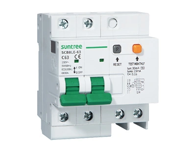 Suntree Residual Current Breaker with Over-Current (SCB8LE-63)